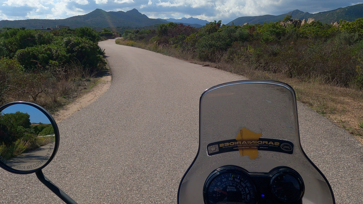 Leaving Porto San Paolo